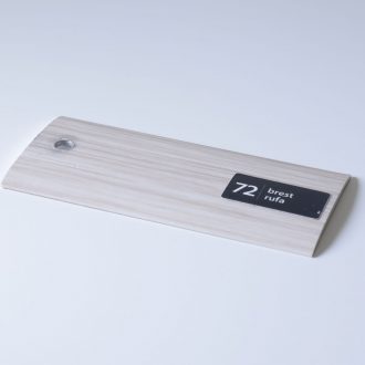 Prechodový profil samolepiaci 32x5mm, dekoratívna fólia v imitácii dreva brest rufa