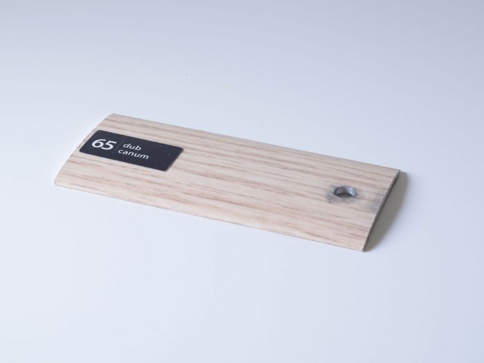 Prechodový profil samolepiaci 32x5mm, dekoratívna fólia v imitácii dreva dub canum