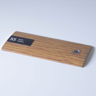 Prechodový profil samolepiaci 32x5mm, dekoratívna fólia v imitácii dreva dub robur