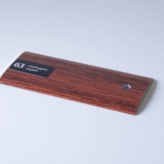 Prechodový profil samolepiaci 32x5mm, dekoratívna fólia v imitácii dreva mahagón sapelli