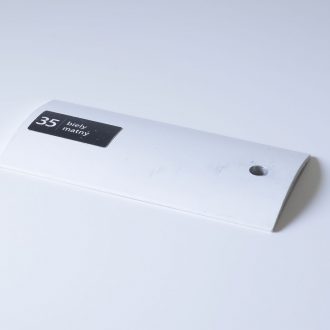 Prechodový profil samolepiaci 32x5mm, lakovaný hliník biely matný