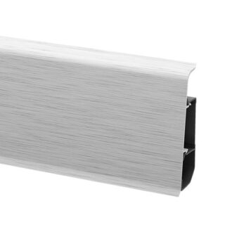 Lišta soklová PVC Arbiton INDO Hliník svetlý 41 26x70x2500 mm
