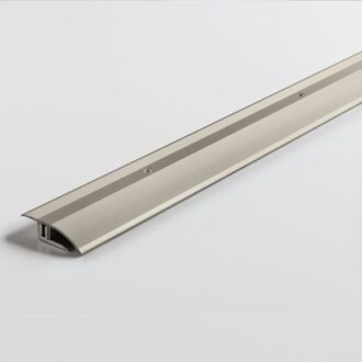 Adapting profile in aluminium for vinyl and laminate flooring Stainless steel floor coverings 7–15 mm stainless steel 1740060