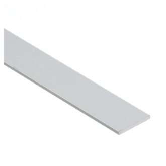 Profil AL tyč plochá 20x2 mm, elox Striebro 01, 2 m, SP2002 Cezar