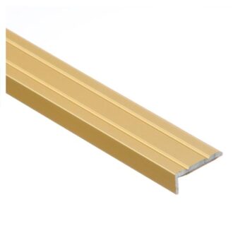 Profil AL schodový "L" 25x10 mm, elox Zlato 02, 1,35 m, samolepiaci, LSW10K Cezar