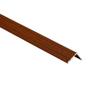 Profil AL schodový "L" 25x10 mm, fólia Dub rustikálny 18, 2,7 m, samolepiaci, LSW10K Cezar