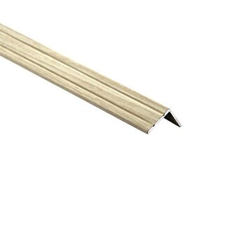 Profil AL schodový "L" 25x10 mm, fólia Dub biely 13, 1,35 m, samolepiaci, LSW10K Cezar