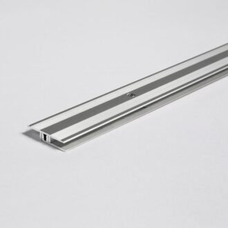Transition profile in aluminium for Design flooring coverings Silver, floor coverings 4-9 mm silver 1744327