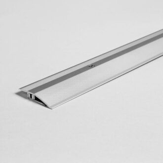 Adapting profile in aluminium for Design flooring coverings Silver, floor coverings 4-9 mm silver 1744329