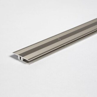 Transition profile in aluminium for Design flooring coverings Stainless steel, floor coverings 4-9 mm stainless steel 1744330