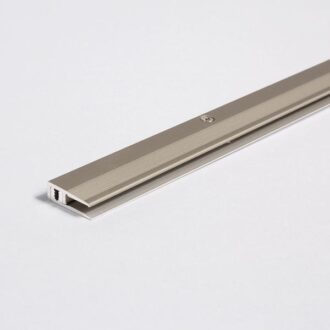 End profile in aluminium for Design flooring coverings Stainless steel, floor coverings 4-9 mm stainless steel 1744331