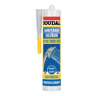 Silikón Soudal sanitárny transparent 280 ml acetátový (EAN 5411183