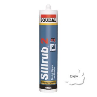 Silikón Soudal Silirub 2 biely 310 ml neutrálny OXIM (EAN 5411183