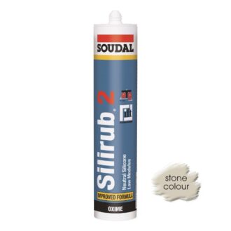 Silikón Soudal Silirub 2 stone colour 300 ml neutrálny OXIM (EAN 5411183