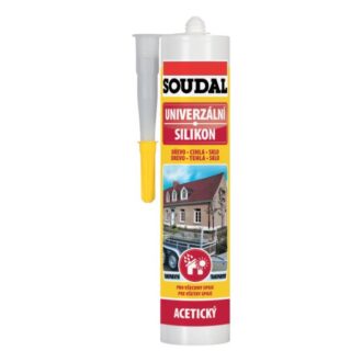 Silikón Soudal univerzálny transparent 280 ml acetátový (EAN 5411183