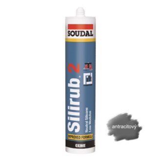 Silikón Soudal Silirub Color RAL 7016 antracit 300 ml neutrálny (EAN 5411183