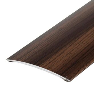 Profil AL prechodový 80 mm, fólia Teak 24, 2 m, samolepiaci oblý, LPO80K Cezar