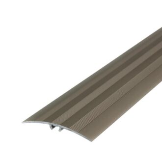 Profil AL prechodový 47 mm, elox Metal bronze (C51), 0,93 m, samolepiaco-narážací oblý, LW475w1 Cezar