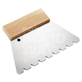 Stierka Bona na lepidlo na parkety hrubá, ozubenie B13, šírka 18 cm (spotreba 1250 g/m2)