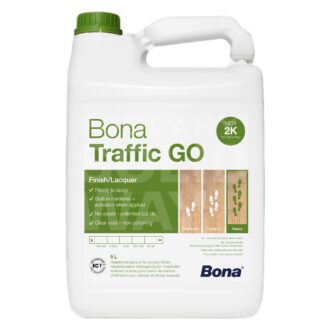 Lak Bona TRAFFIC GO polomat 5 L 1-zložkový vrchný PU na vodnej báze