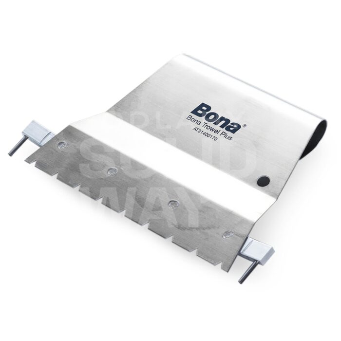 Stierka Bona Trowel Plus 1250 F na Quantum lepidlo na parkety