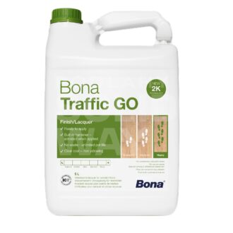 Lak Bona TRAFFIC GO mat 5 L 1-zložkový vrchný PU na vodnej báze