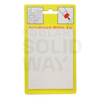 Podložky Filcové samolepiace Biele, Typ 108 - 82x100 mm, hr. 3 mm, 1 ks/bal