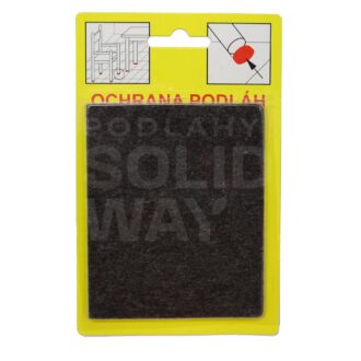 Podložky Filcové samolepiace Hnedé, Typ 108 - 82x100 mm, hr. 3 mm, 1 ks/bal