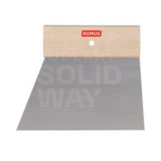 Stierka Romus na lepidlo na SPC, vinyl a PVC, ozubenie B2, šírka 250 mm, 93085