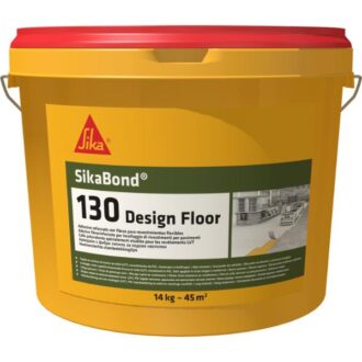 Lepidlo SikaBond 130 Design Floor, 14 kg 1-zložkové disperzné, vystužené vláknami, na vinyl (Parador 1595647