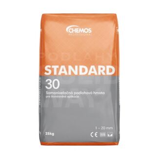 Samonivelačná podlahová hmota Chemos STANDARD 30 cementová 25 kg