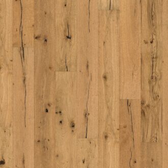 Engineered Wood Flooring Trendtime 8 Classic, Brushed Oak naturaloil plus elephant skin widepl V-groove, 1739952