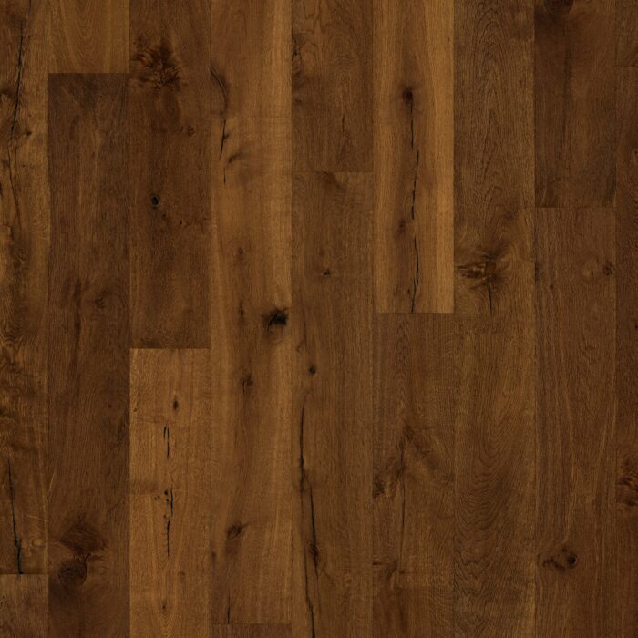 Engineered Wood Flooring Trendtime 8 Classic, oak smoked geb. naturaloil plus elephant skin widepl V-groove, 1739954