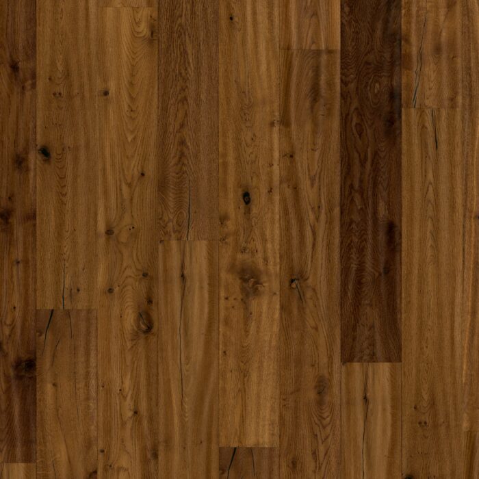 Engineered Wood Flooring Trendtime 8 Classic, oak smoked geb. naturaloil plus handscraped widepl V-groove, 1739955