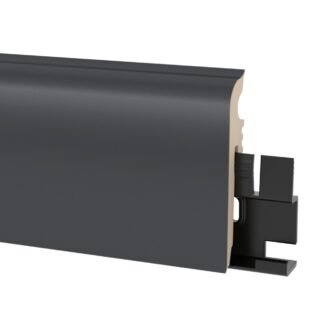 Lišta soklová PVC Arbiton VIGO 60 RAL 7024 Antracit 04 60x15x2200 mm