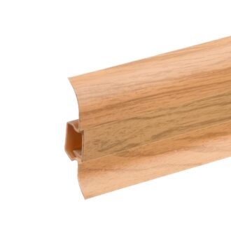 Lišta soklová PVC Cezar PREMIUM Classic Teak Tmavý M085 59x22x2200 mm