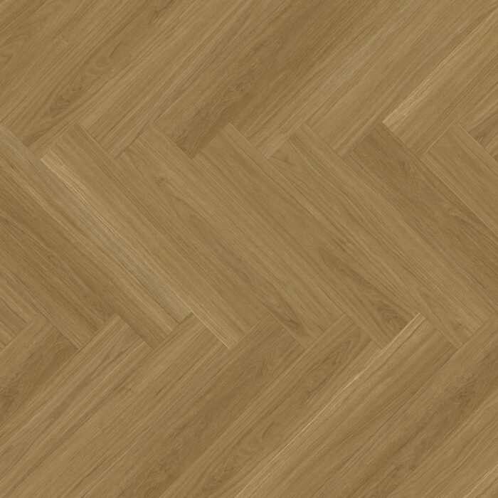 Vinyl Parador Trendtime 3 Herringbone Dub Oxford Caramel brown matt finish texture wide plank minibevel, 1748863