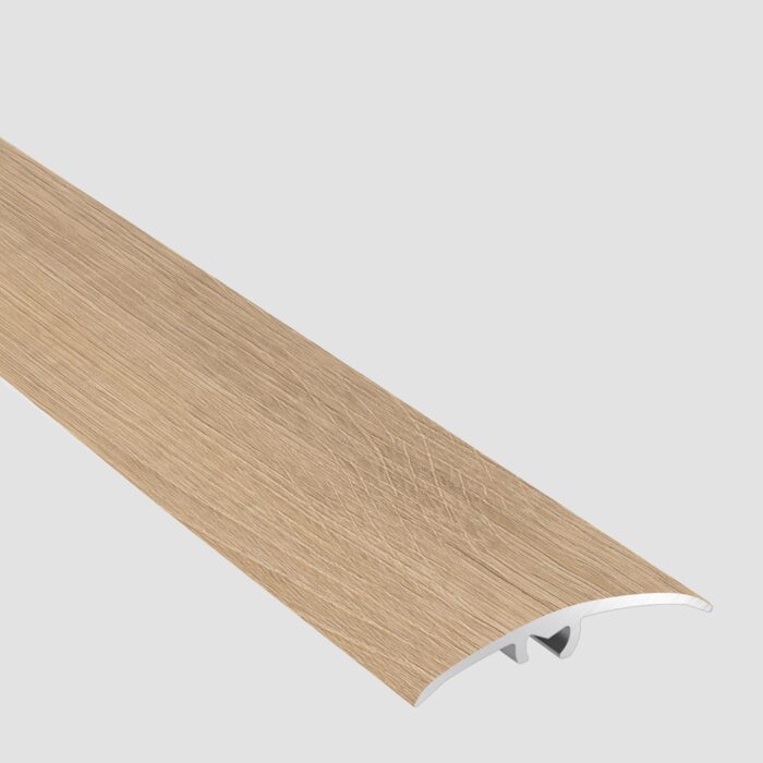 Profil AL prechodový 37 mm, fólia D711, 1,86 m, samolepiaco-narážací oblý, 3v1 Egger