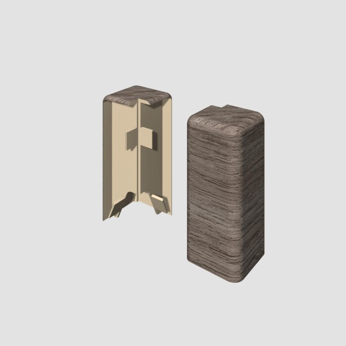 Prvky Egger 60 "cubical" Dub antracit - Roh vonkajší 1839927