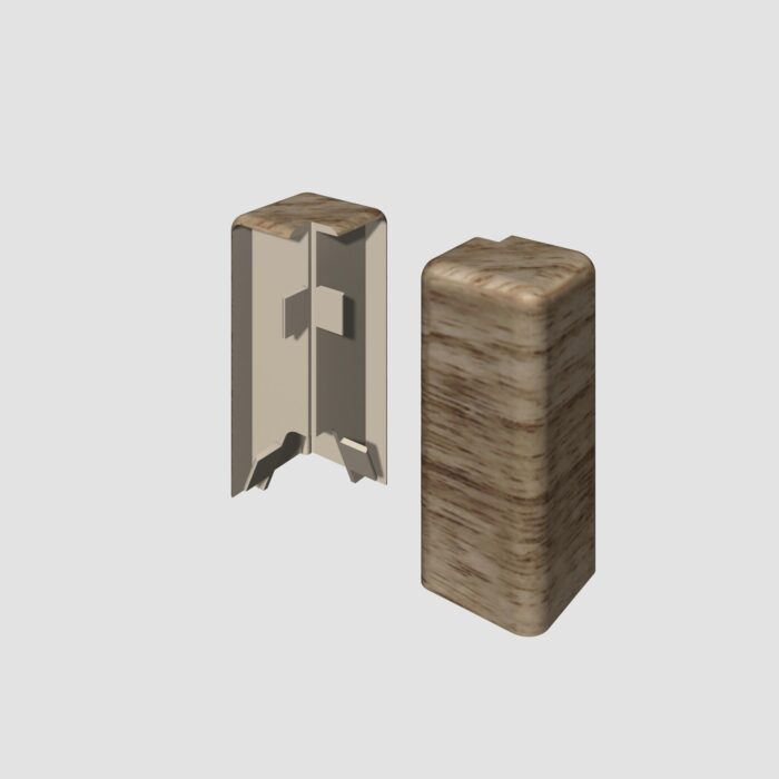 Prvky Egger 60 "cubical" Dub béžový - Roh vonkajší 1839923