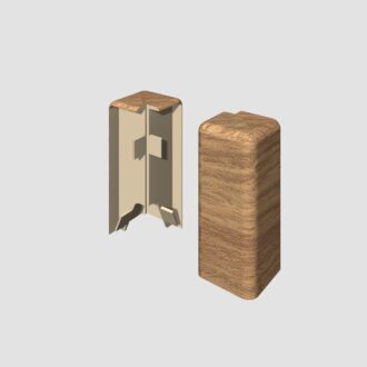 Prvky Egger 60 "cubical" Dub červeno hnedý - Roh vonkajší 1839867