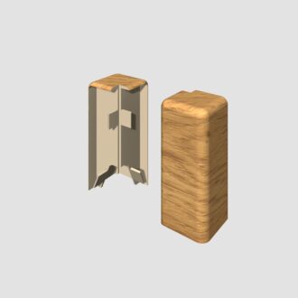 Prvky Egger 60 "cubical" Dub karamelový - Roh vonkajší 1839943