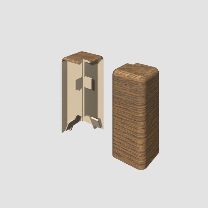 Prvky Egger 60 "cubical" Dub mokka - Roh vonkajší 1839935