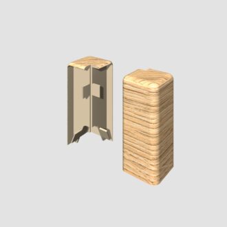 Prvky Egger 60 "cubical" Dub pieskový - Roh vonkajší 1839863