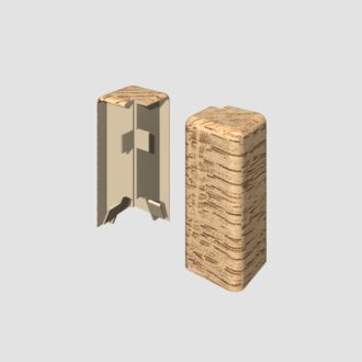 Prvky Egger 60 "cubical" Dub prírodný - Roh vonkajší 1839901