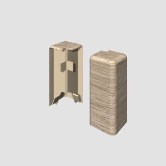 Prvky Egger 60 "cubical" Dub sivý svetlý - Roh vonkajší 1839951