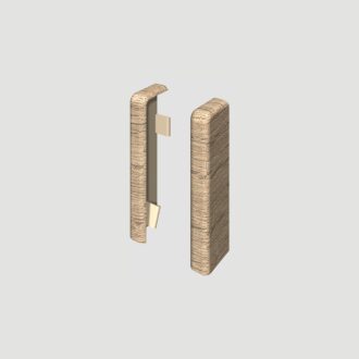 Prvky Egger 60 "cubical" Dub stredne hnedý - Ukončenie ľavé+pravé 1839936
