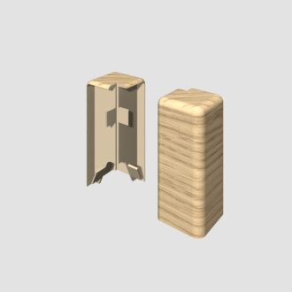 Prvky Egger 60 "cubical" Dub svetlý - Roh vonkajší 1839955
