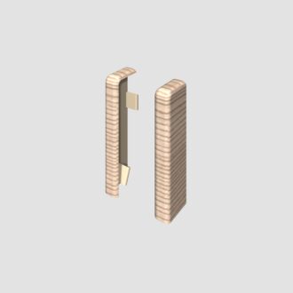 Prvky Egger 60 "cubical" Jaseň béžový - Ukončenie ľavé+pravé 1839900