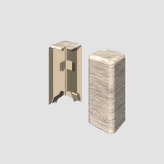 Prvky Egger 60 "cubical" Jaseň sivý - Roh vonkajší 1839899
